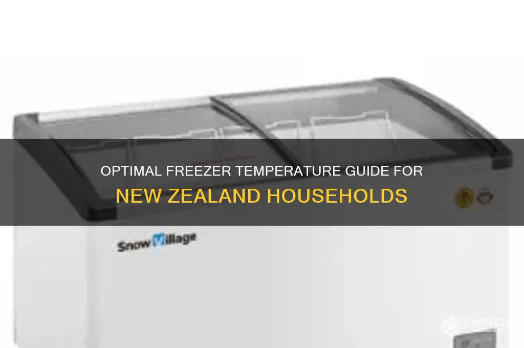 what temperature should a freezer be nz