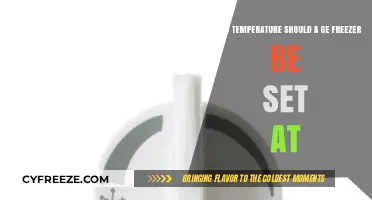 Optimal GE Freezer Temperature Settings for Food Safety and Efficiency