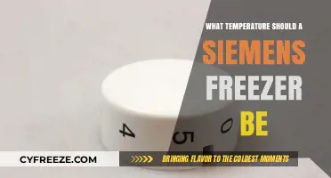 Optimal Siemens Freezer Temperature: A Guide to Perfect Food Preservation