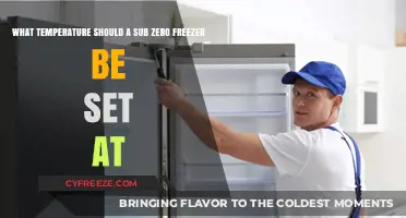 Optimal Sub-Zero Freezer Temperature Settings for Food Preservation
