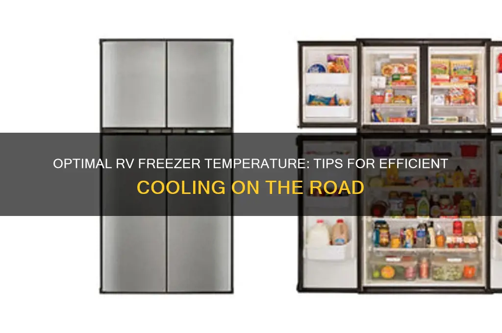 what temperature should my rv freezer be