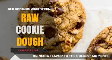 Perfectly Frozen Cookie Dough: Ideal Temperature for Raw Batter Storage