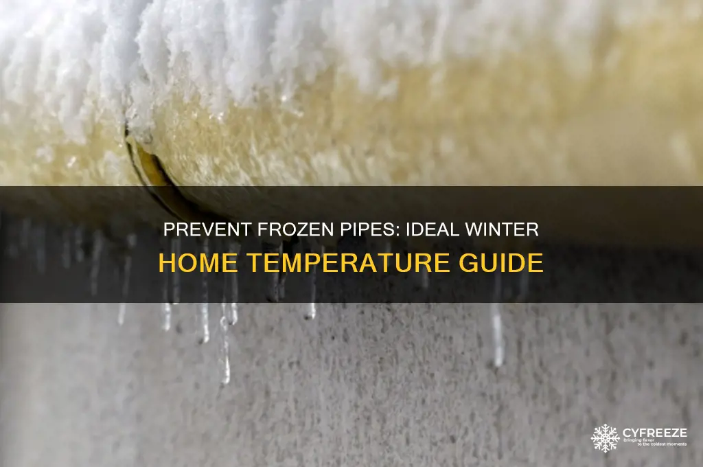 what temperature to leave house so pipes dont freeze