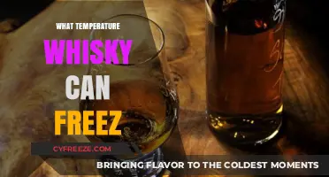 Whisky's Freezing Point: Understanding Temperature Limits for Your Favorite Spirit