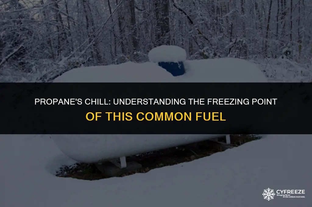 what temperature will propane freeze