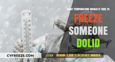 Freezing a Human Solid: The Chilling Temperature Threshold Explained