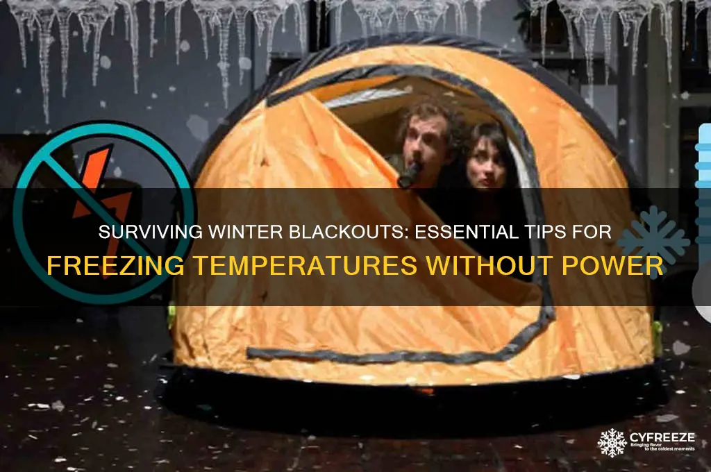 what to do if power goes out in freezing temperatures