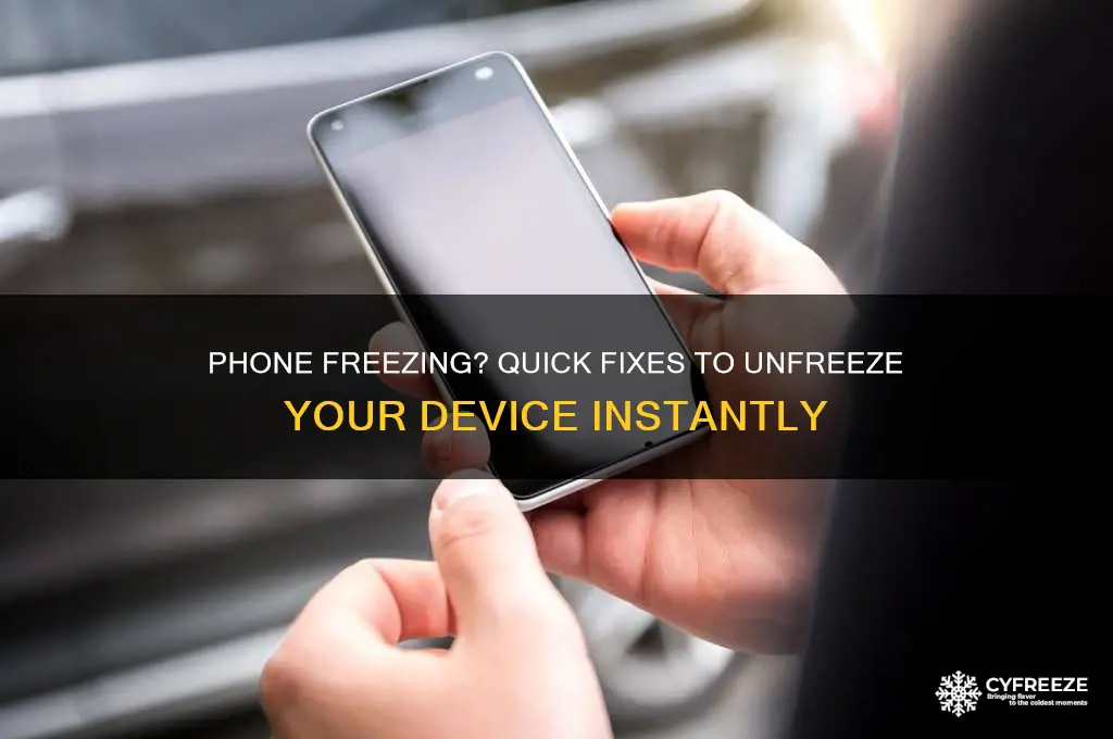 what to do if your phone get freezing