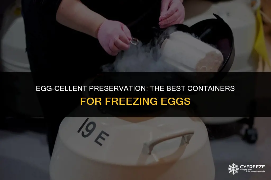 what to freeze eggs in