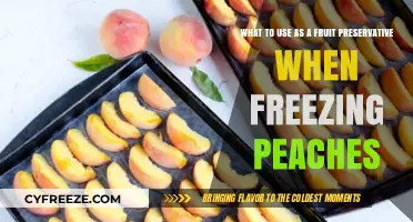 Best Fruit Preservatives for Freezing Peaches: Tips and Tricks