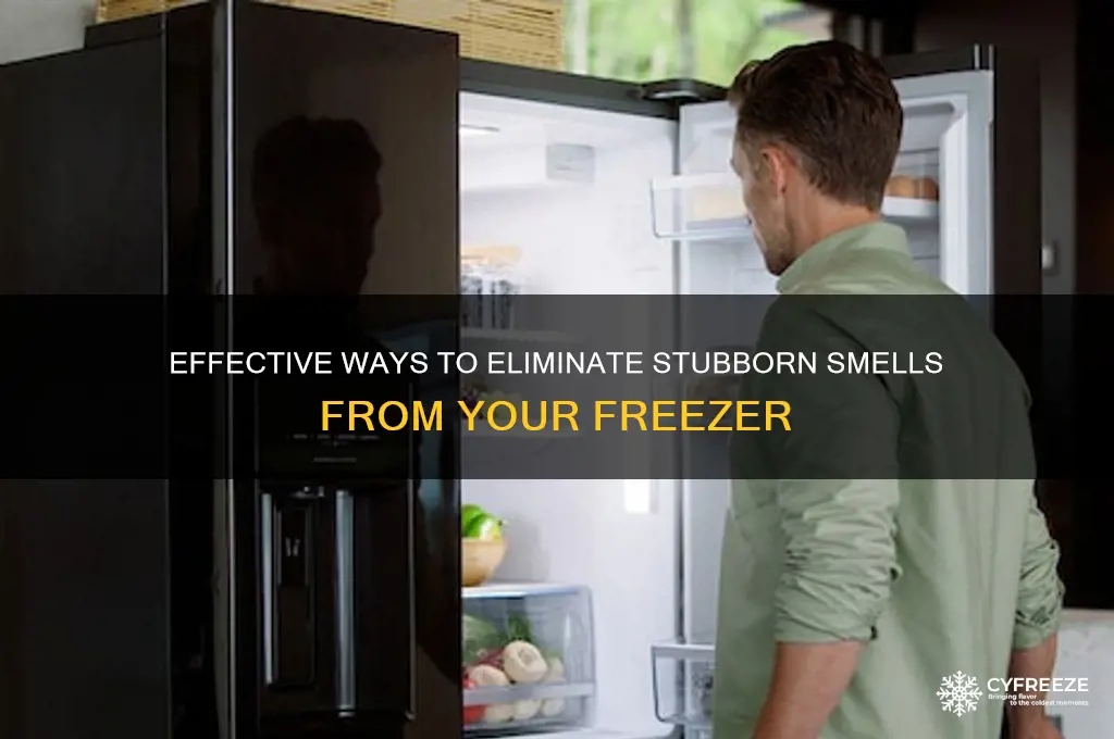what to use to get a smelly freezer smell out