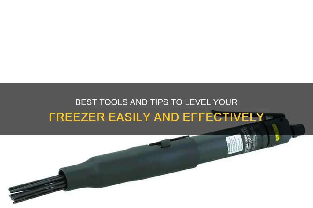 what to use to level freezer