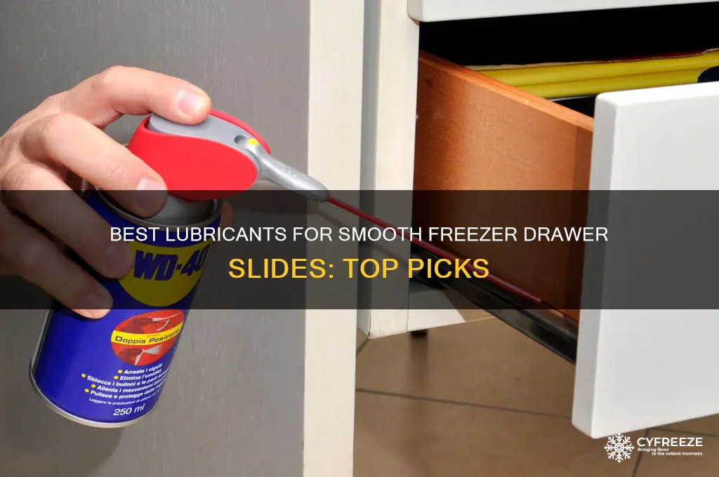 what to use to lubricate freezer ftawer slides