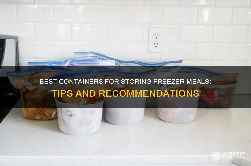 what to use to store freezer meals
