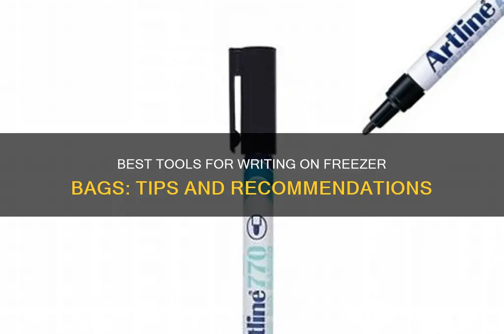 what to use to write on freezer bags