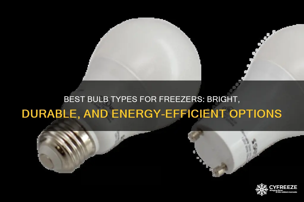 what type of bulbto use in freezer