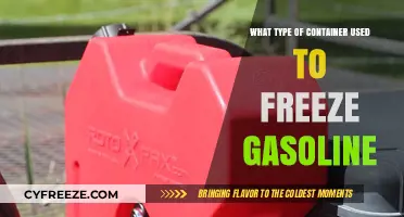 Safe Freezing of Gasoline: Choosing the Right Container for Storage