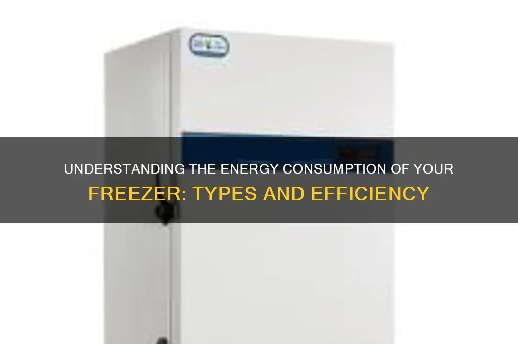 what type of energy does a freezer use