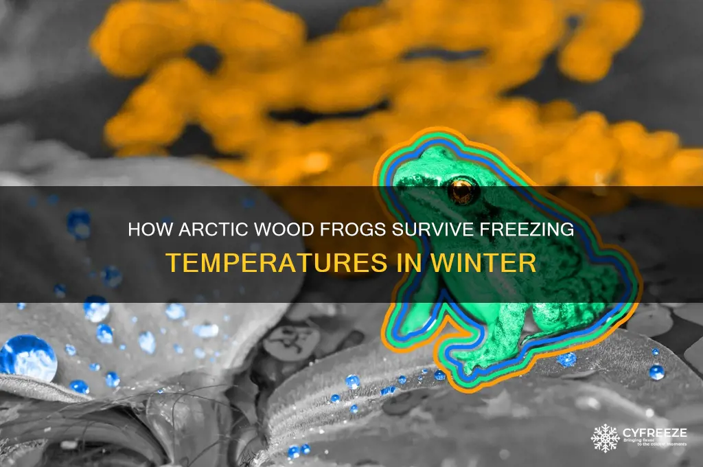 what type of frog can survive freezing temperatures