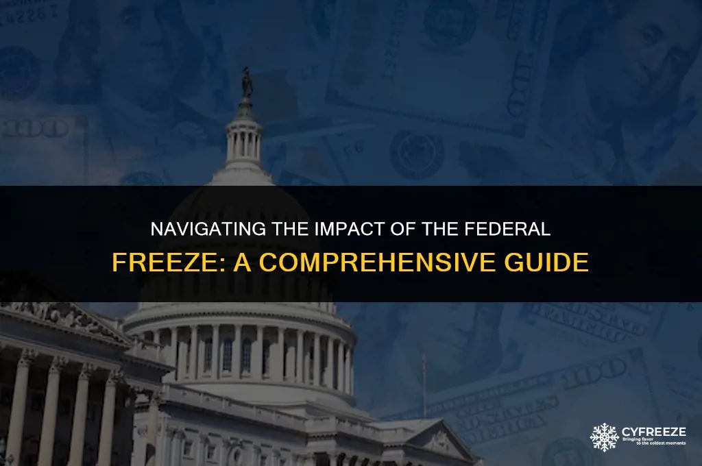 what will the federal freeze affect