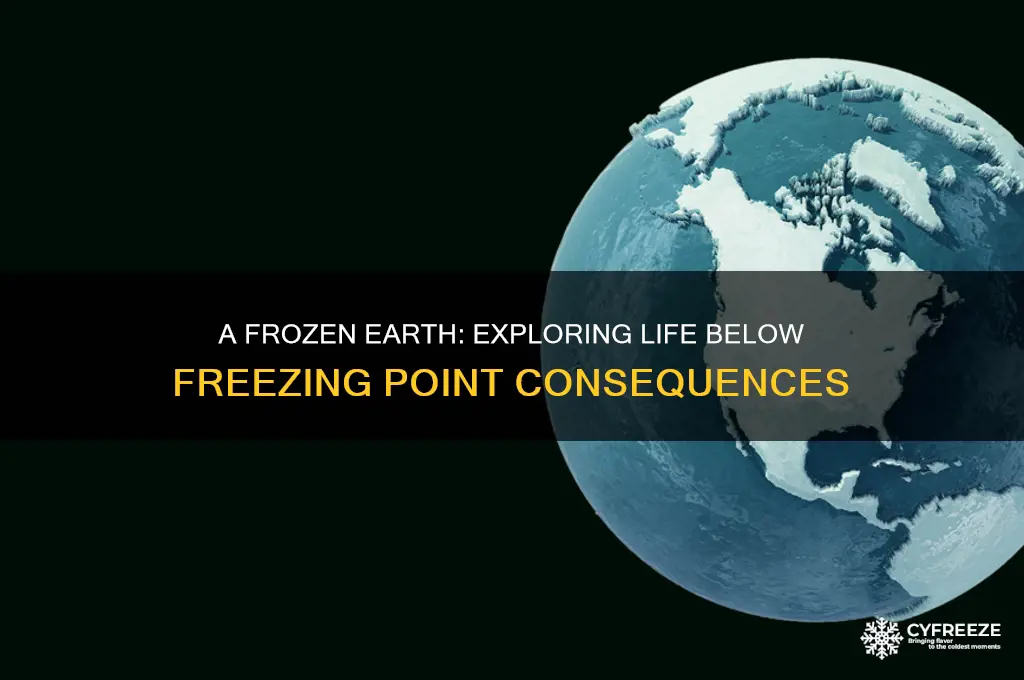 what would happen if the earth was below freezing point