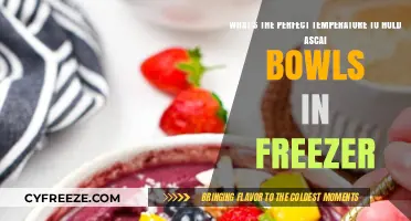Ideal Freezer Temperature for Perfectly Preserved Acai Bowls