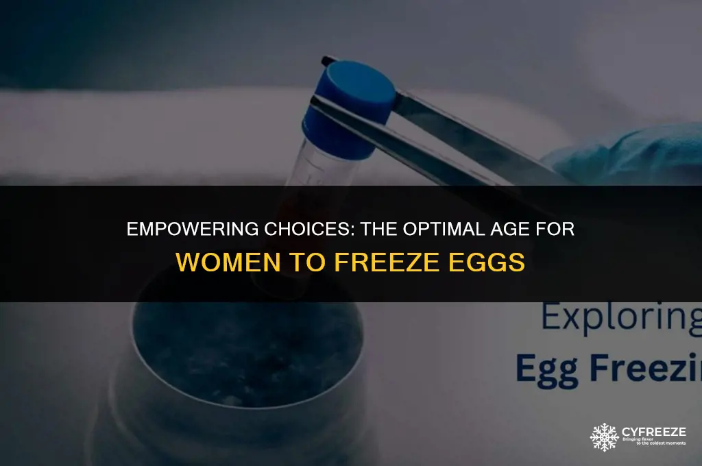 when do women freeze eggs