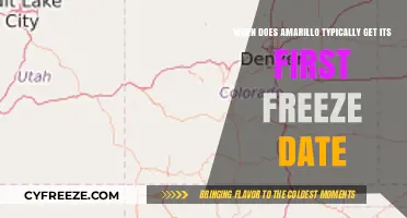 Amarillo's First Freeze: Typical Date and Seasonal Weather Patterns