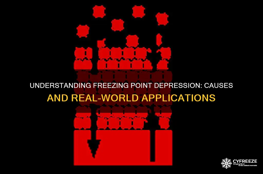 when does freezing point depression occur