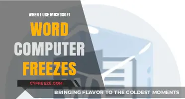 Microsoft Word Freezes: Troubleshooting Tips to Fix Your Computer Hang