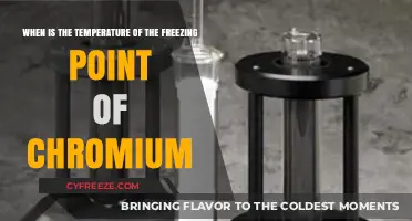 Exploring Chromium's Freezing Point: Temperature and Solidification Process