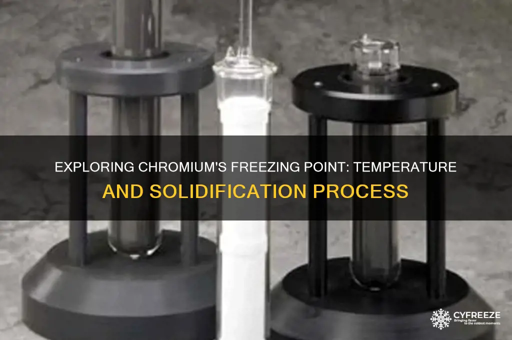 when is the temperature of the freezing point of chromium