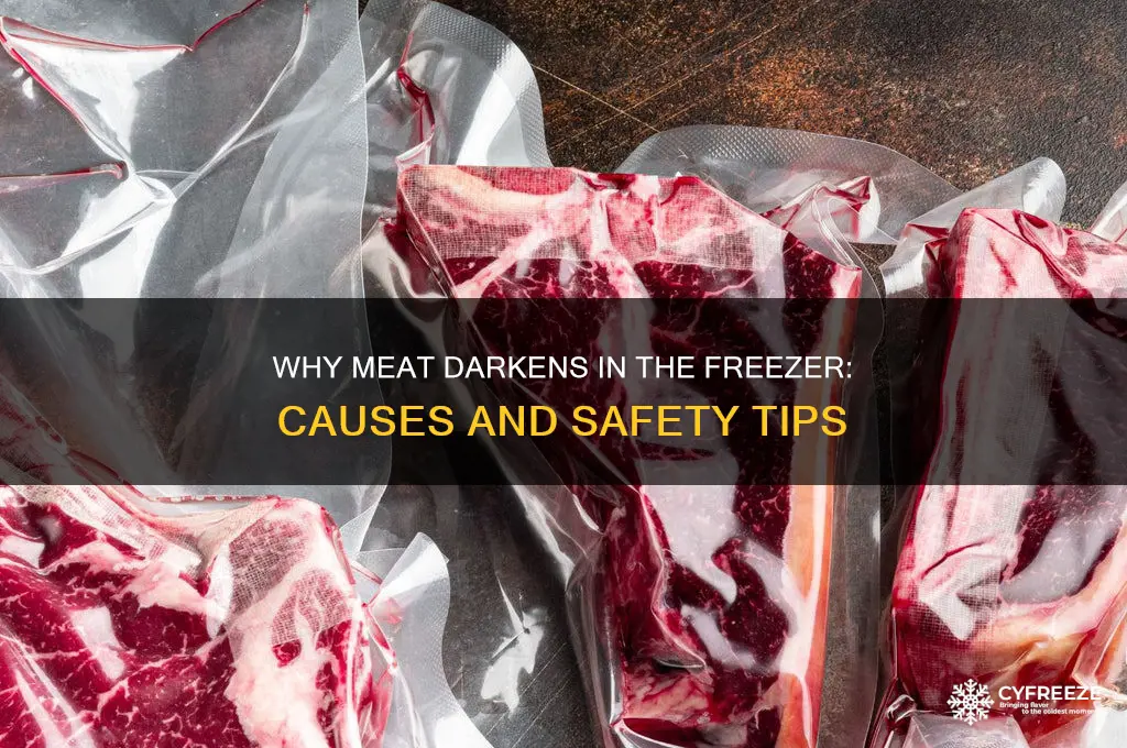 when meat gets dark in freezer