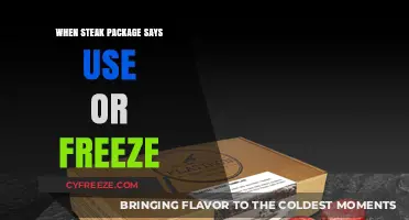Steak Package Instructions: Use or Freeze for Freshness and Safety