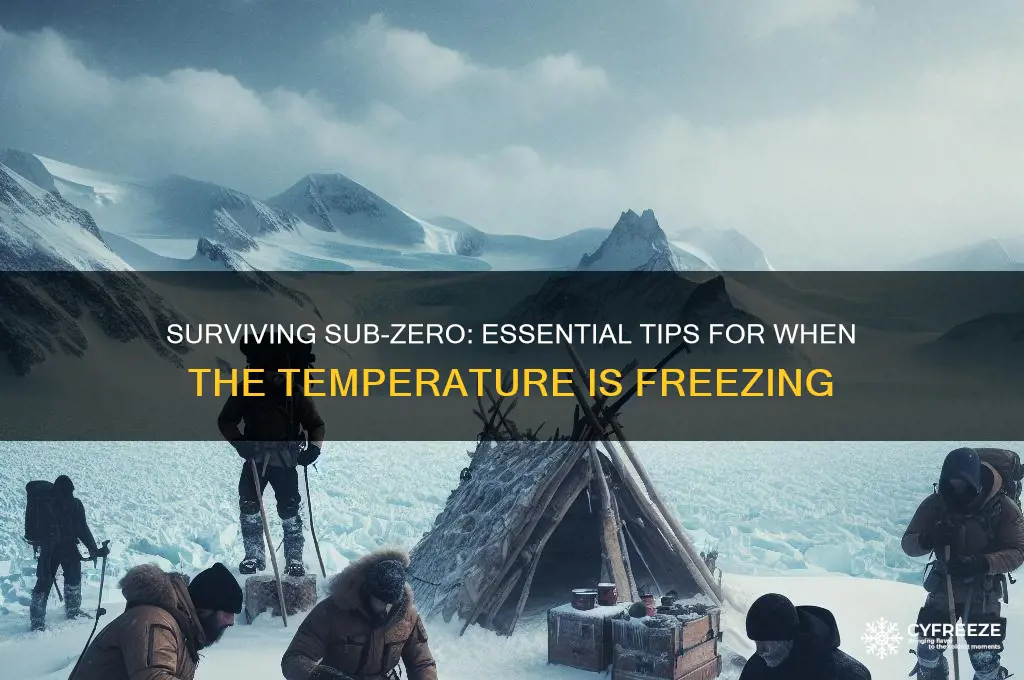 when the temperature is freezing