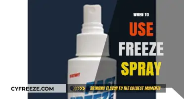 Effective Freeze Spray Use: Timing and Applications for Quick Relief