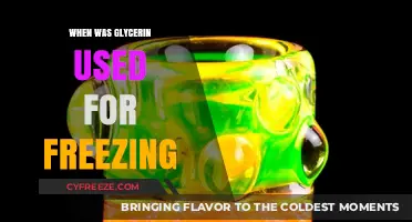 Glycerin's Role in Freezing: A Historical Overview of Its Use