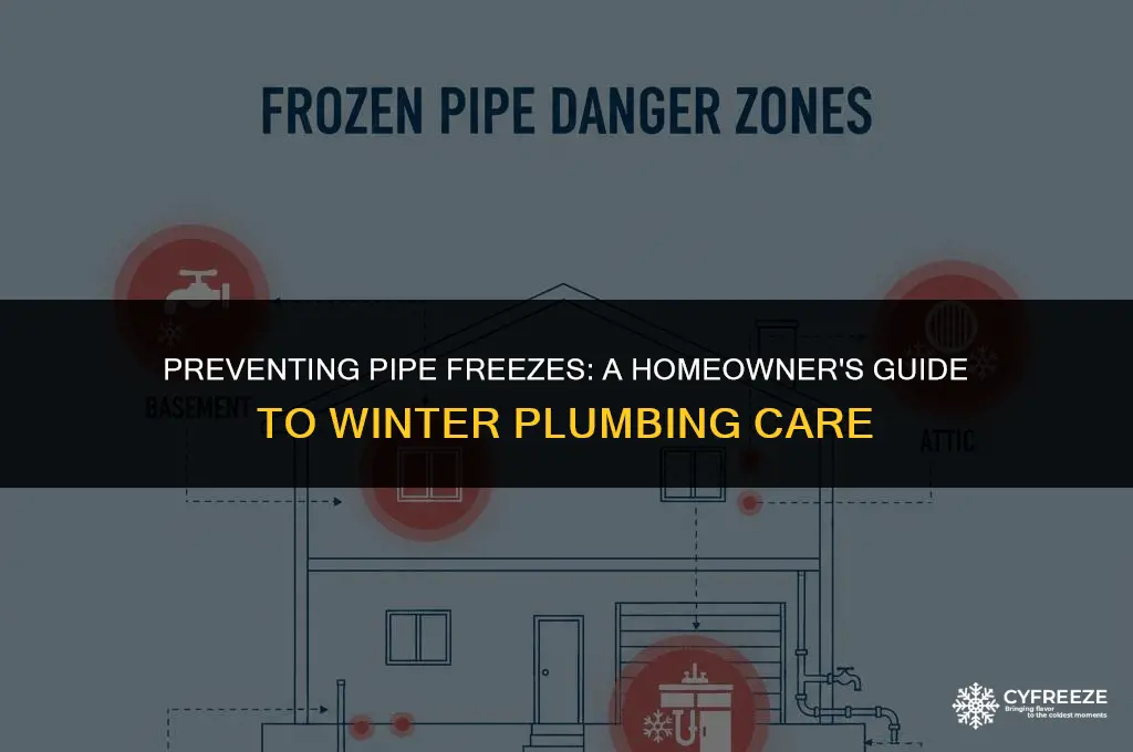 when will pipes freeze in a house
