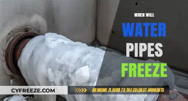 Chilling Concerns: When Will Your Water Pipes Freeze?