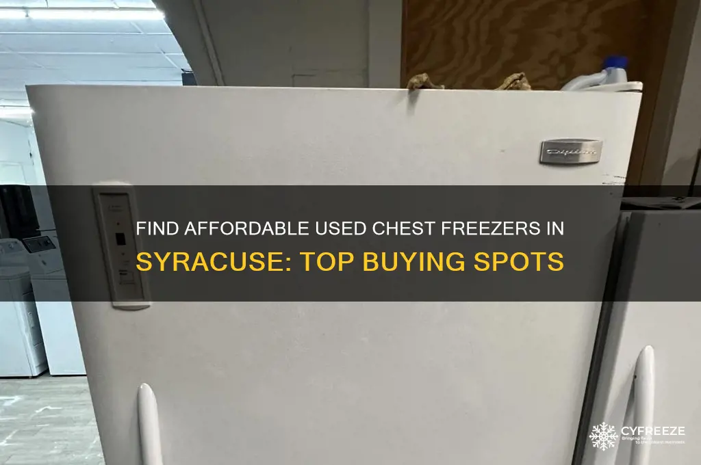 where can i buy a used chest freezer in syracuse
