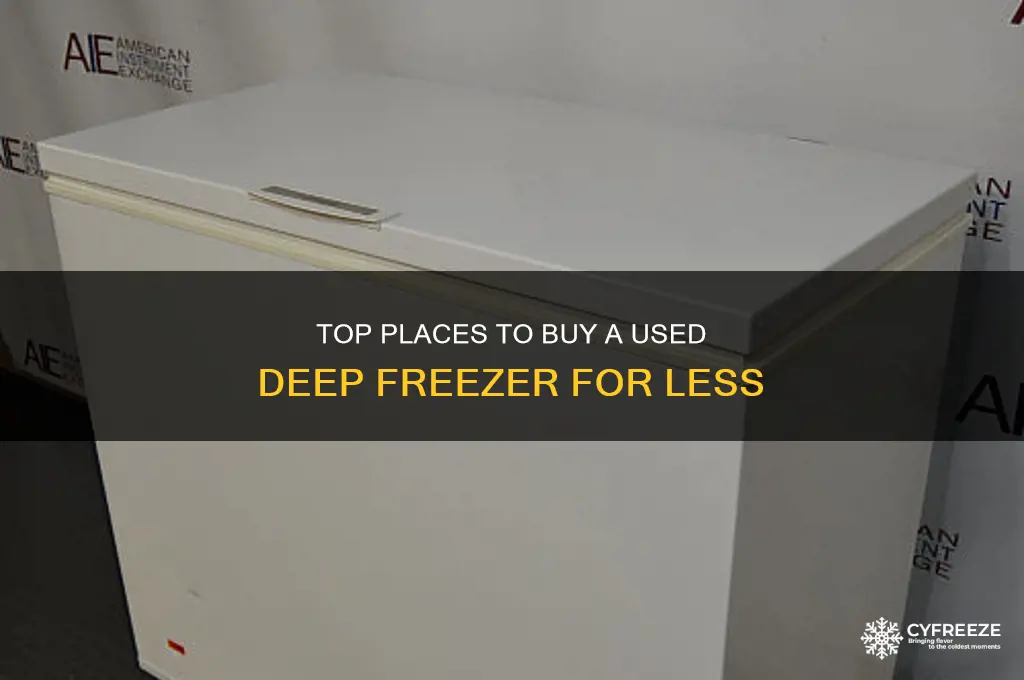 where can i buy a used deep freezer