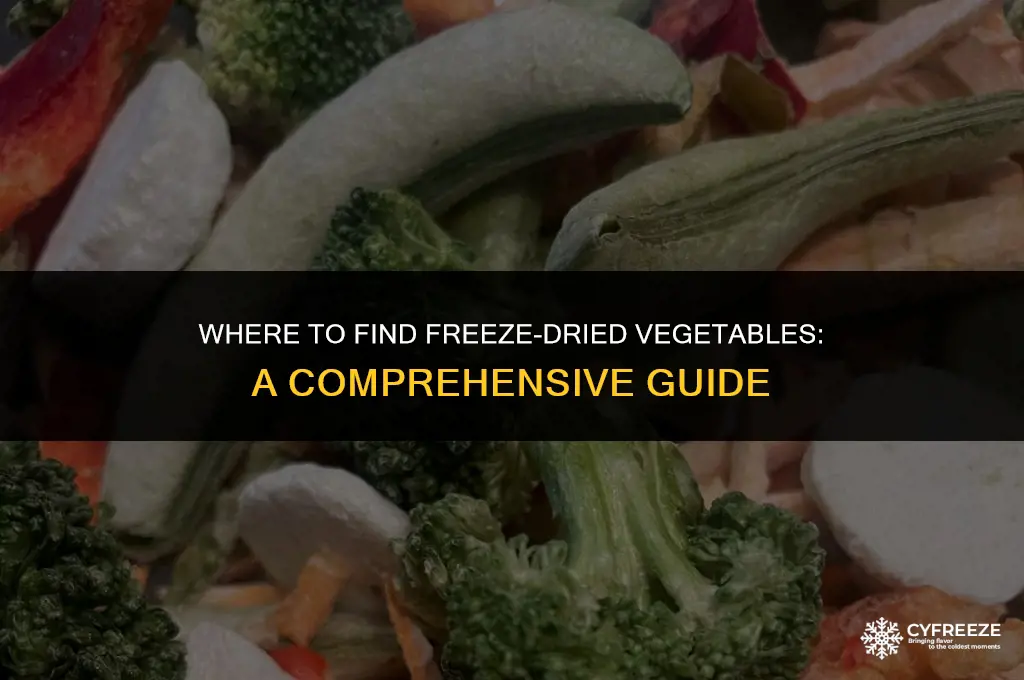 where can i buy freeze dried vegetables