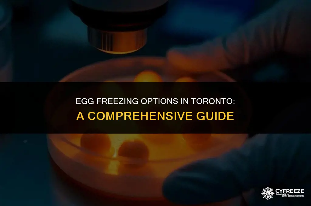 where can i freeze my eggs in toronto