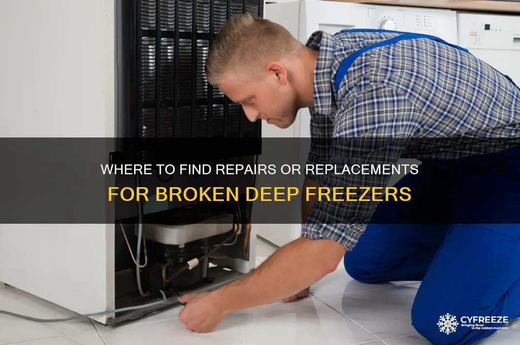 where can i get a broken deep freezer
