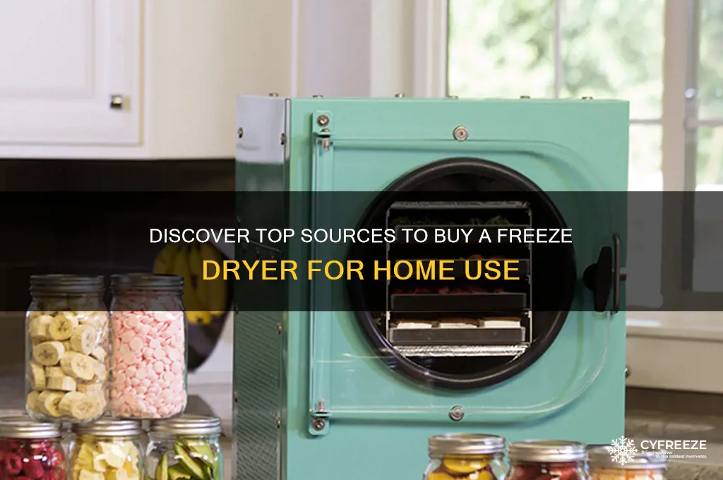 where can i get a freeze dryer