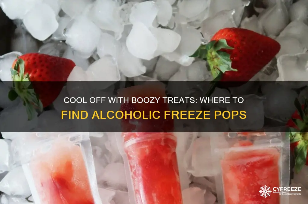 where can i get alcohol freeze pops