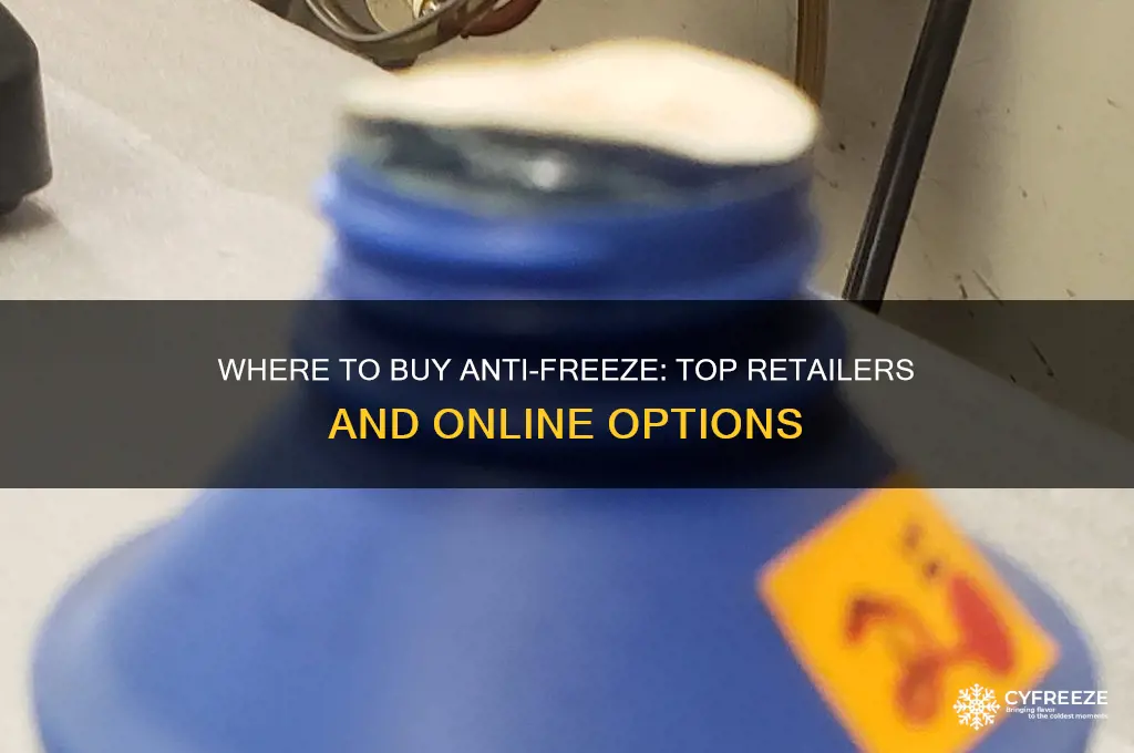 where can i get anti freeze