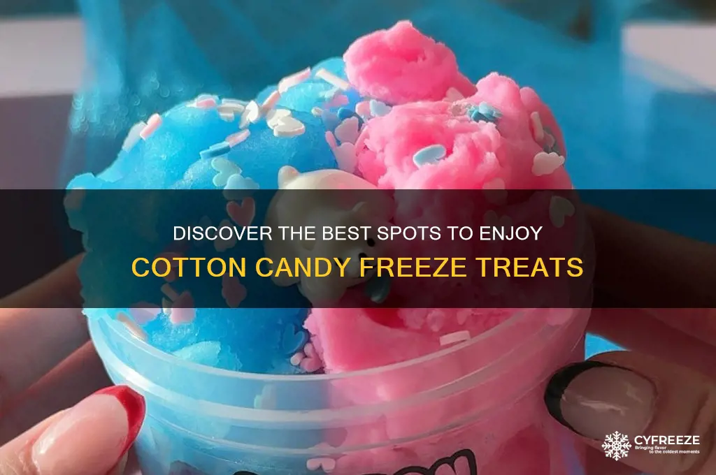 where can i get cotton candy freeze