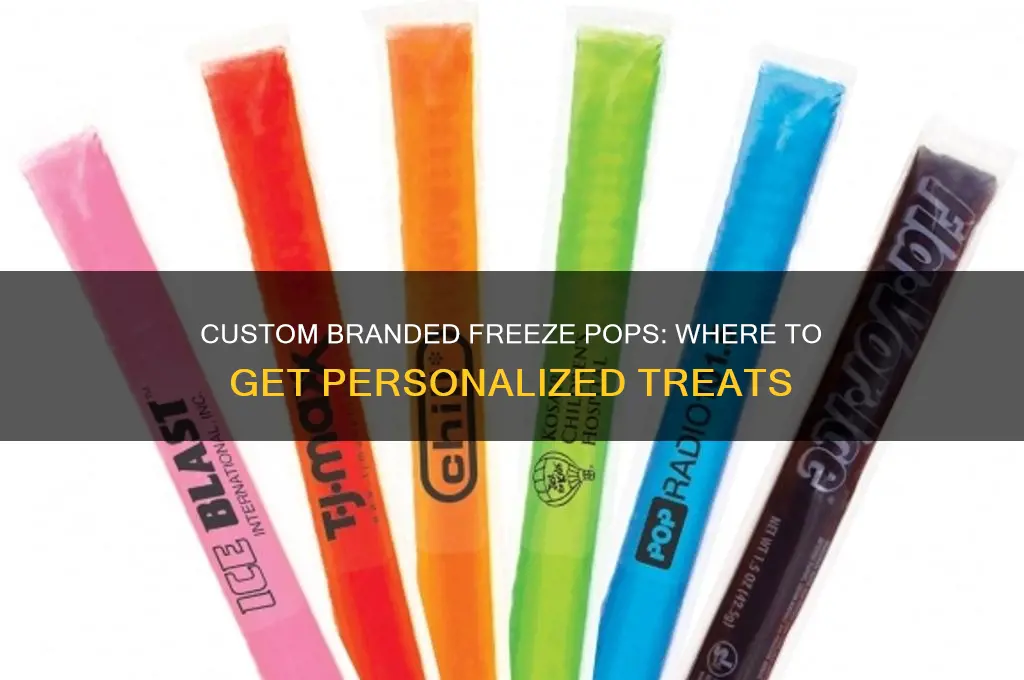 where can i get freeze pops with custom branding