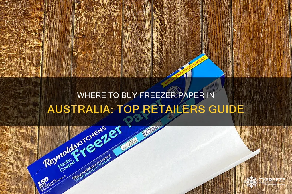 where can i get freezer paper in australia